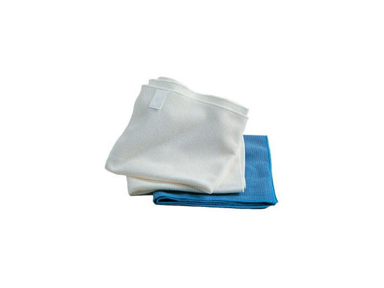 Tissus d'essuyage blancs (x50)