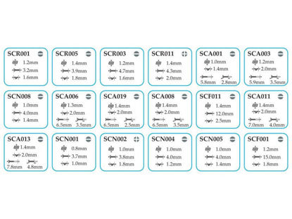 Set vis de monture