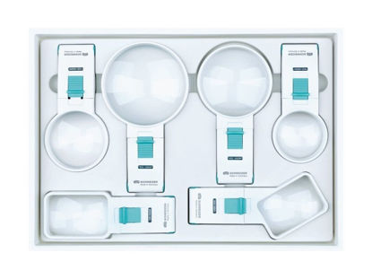 Image de Plateau de test de loupes Schweizer Okolux plus mobil 4500K faibles puissances (6 loupes)