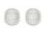 Plaquettes polycarbonate rondes