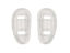 Plaquettes silicone asymétriques