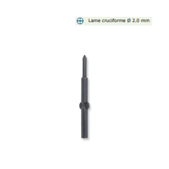 Lame de tournevis cruciforme pour 3ème main SOU061