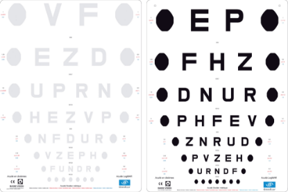 Echelle Galinet basse Vision - vision de loin